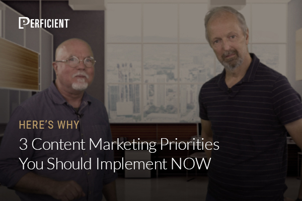 Mark Traphagen和Eric Enge关于你现在应该执行的3个内容营销优先级